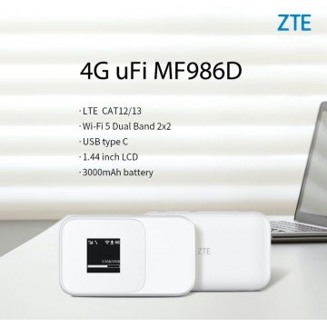 4G+ MiFi modemas ZTE MF986D...